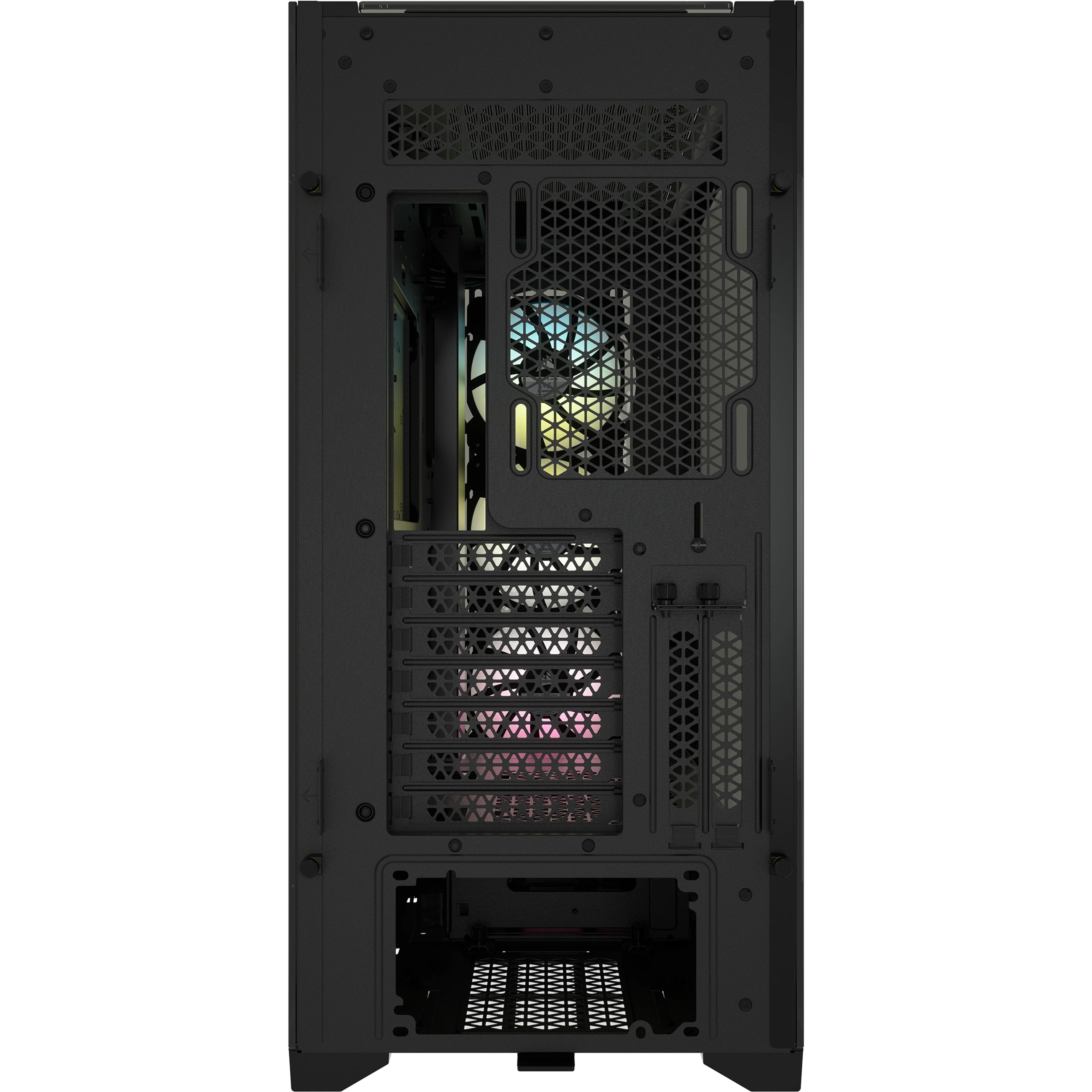 Caja Pc Corsair Icue 5000x Cristal Templado Negra
