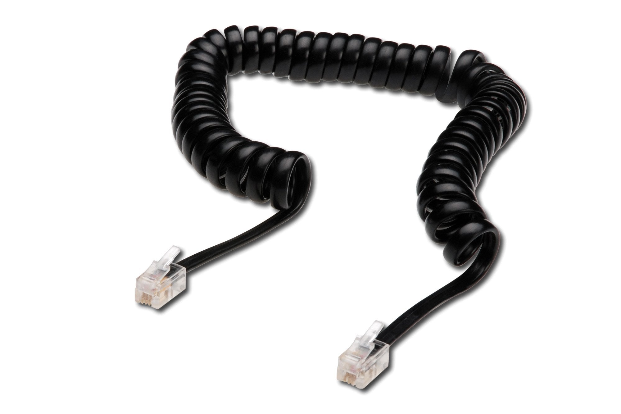 Cable Uae Rj10-> Rj10 S / S 4.0m Cu 4x7x0.12mm Plano Negro