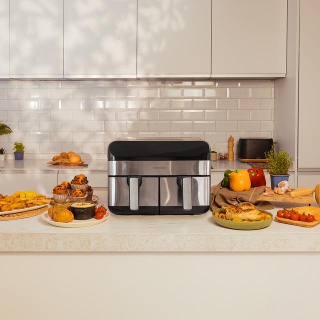 Freidora De Aire Cecotec Cecofry Advance 9000 Inox 9l 2800w
