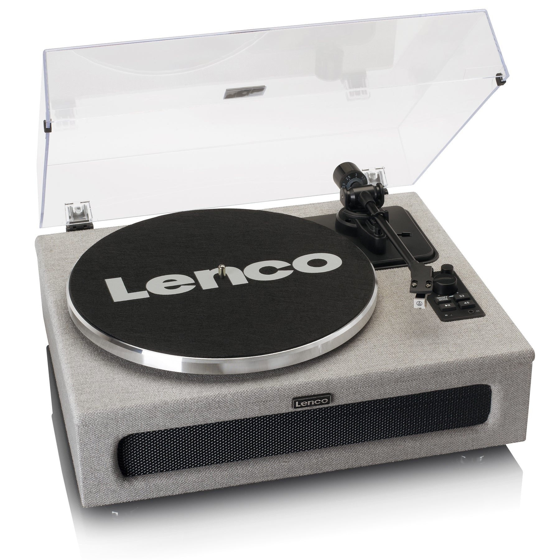 Tocadiscos Lenco Ls-440gy  De Tracción Por Correa Gris Automático
