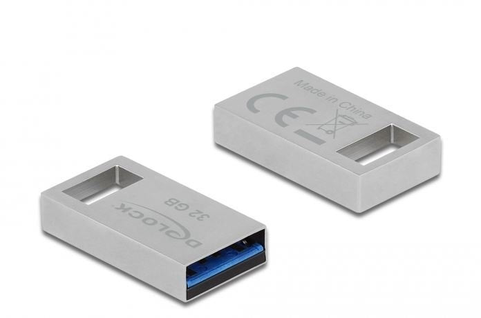 Pendrive Delock 54070 32 Gb Usb Tipo A 3.2 Gen 1 (3.1 Gen 1) Plata
