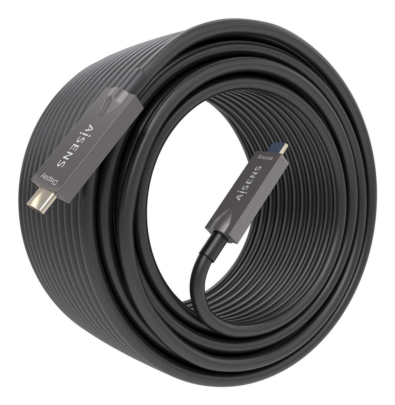 Cable Usb3.1 Aisens Gen2 10gbps Aoc 4k 3a 60w E-Mark Usb-C M/M 15m