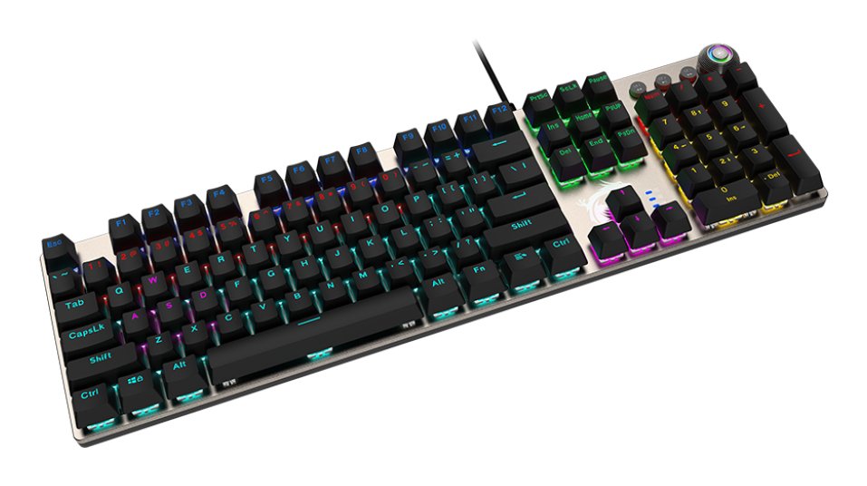 EAN 4711377209786 - MSI FORGE GK310 RED US teclado Juego USB QWERTY Internacional de EE.UU. Negro imagen 2