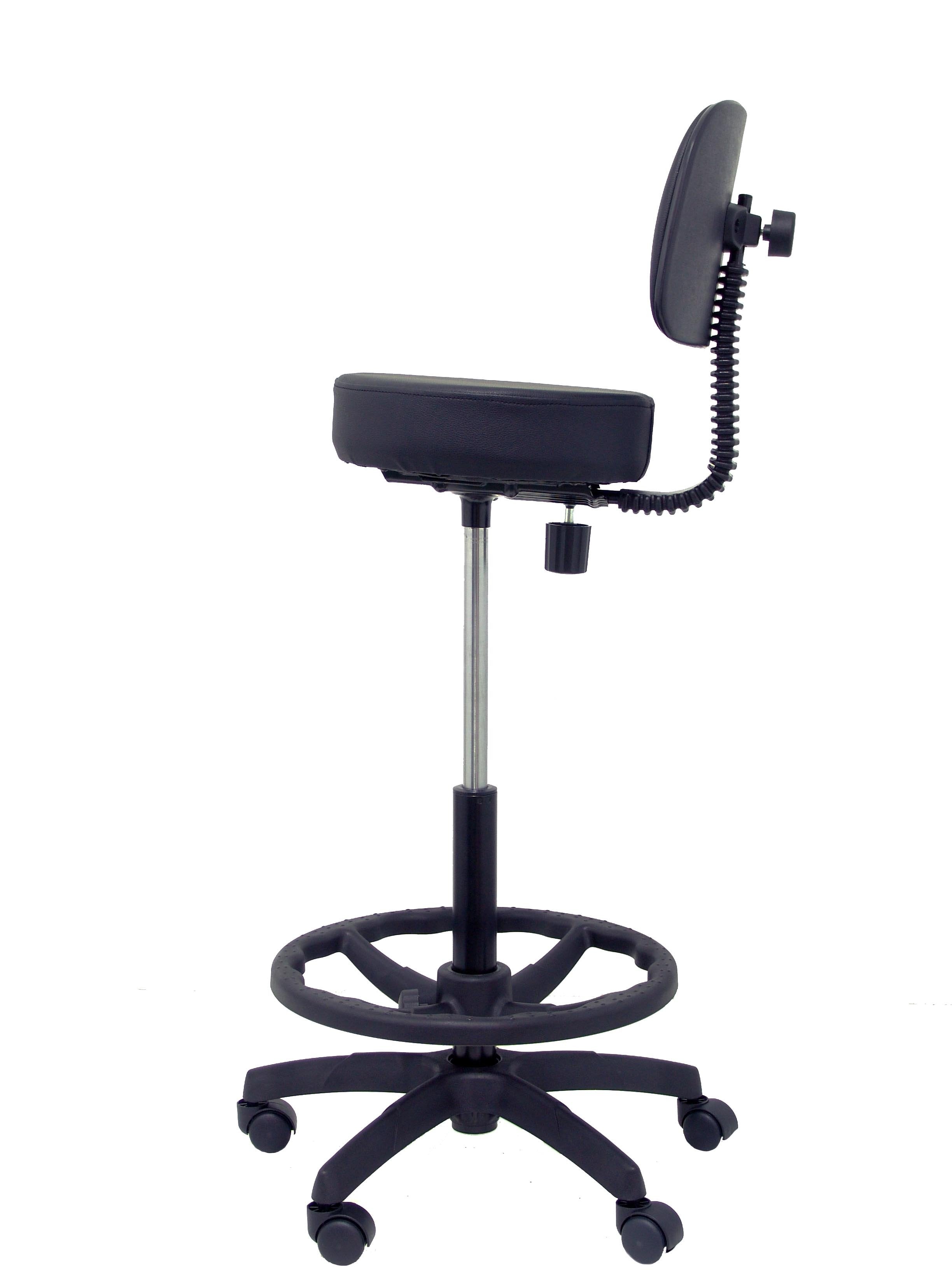 Taburete Llanos Similpiel Negro T01clspne
