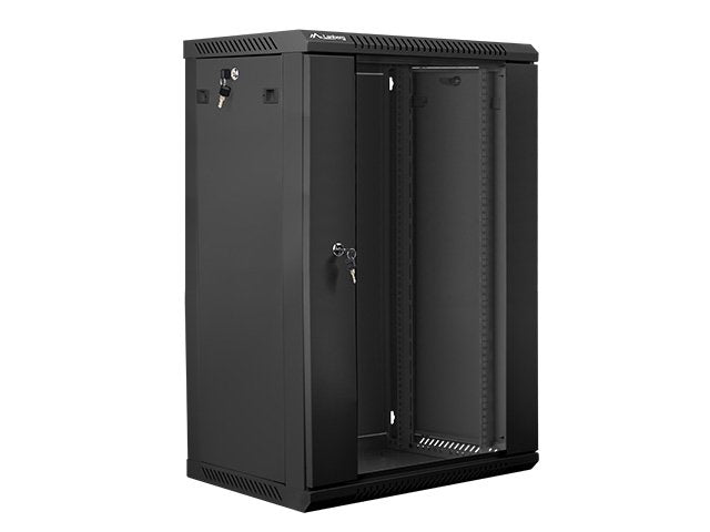 EAN 5901969403213 - Lanberg WF01-6418-10B armario rack 18U Bastidor de pared Negro imagen 3