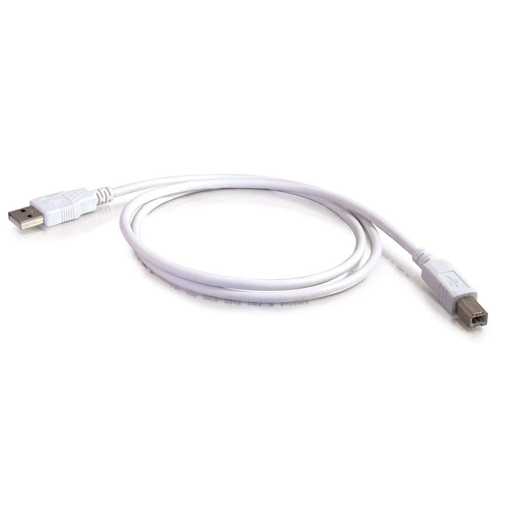 EAN 0757120815624 - C2G 3m USB 2.0 A/B Cable cable USB USB A USB B Blanco imagen 3