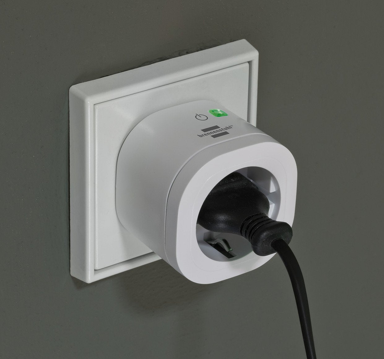EAN 4007123692880 - Brennenstuhl enchufe inteligente 3680 W Hogar Blanco, Gris imagen 4