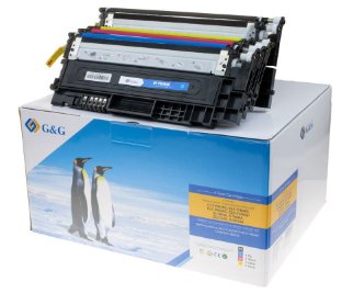 G&G Toner 4er Set Para Samsung Clt-P404c/ Hp Su365a Bk/C/M/Y