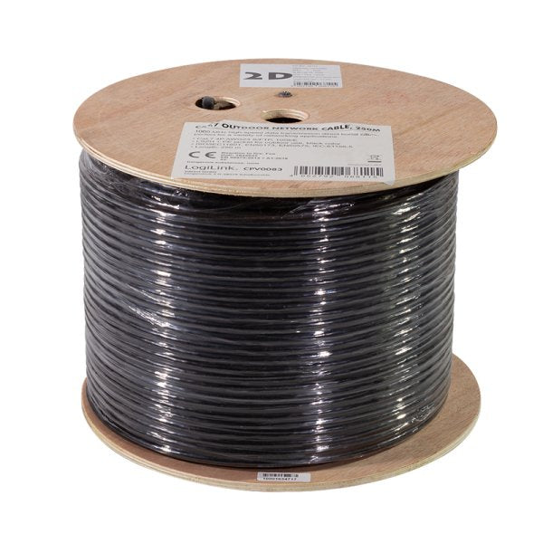 Logilink Erdverlegecable S/Ftp Cat7 Awg23 1000mhz Negro 250m