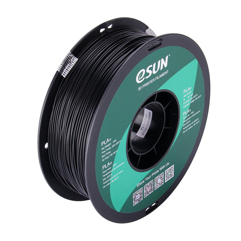 Esun Filamento 3d Pla+ 1.75mm Negro 1kg