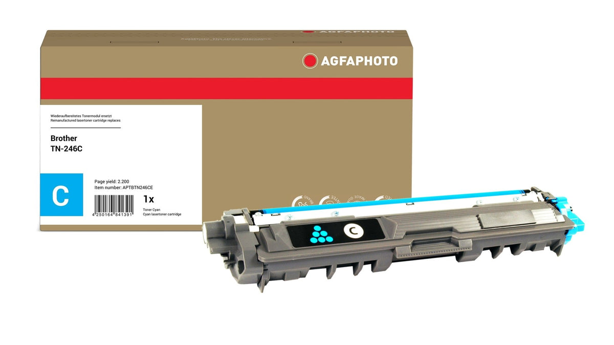 EAN 4250164841391 - AgfaPhoto APTBTN246CE cartucho de tóner 1 pieza(s) Compatible Cian imagen 1