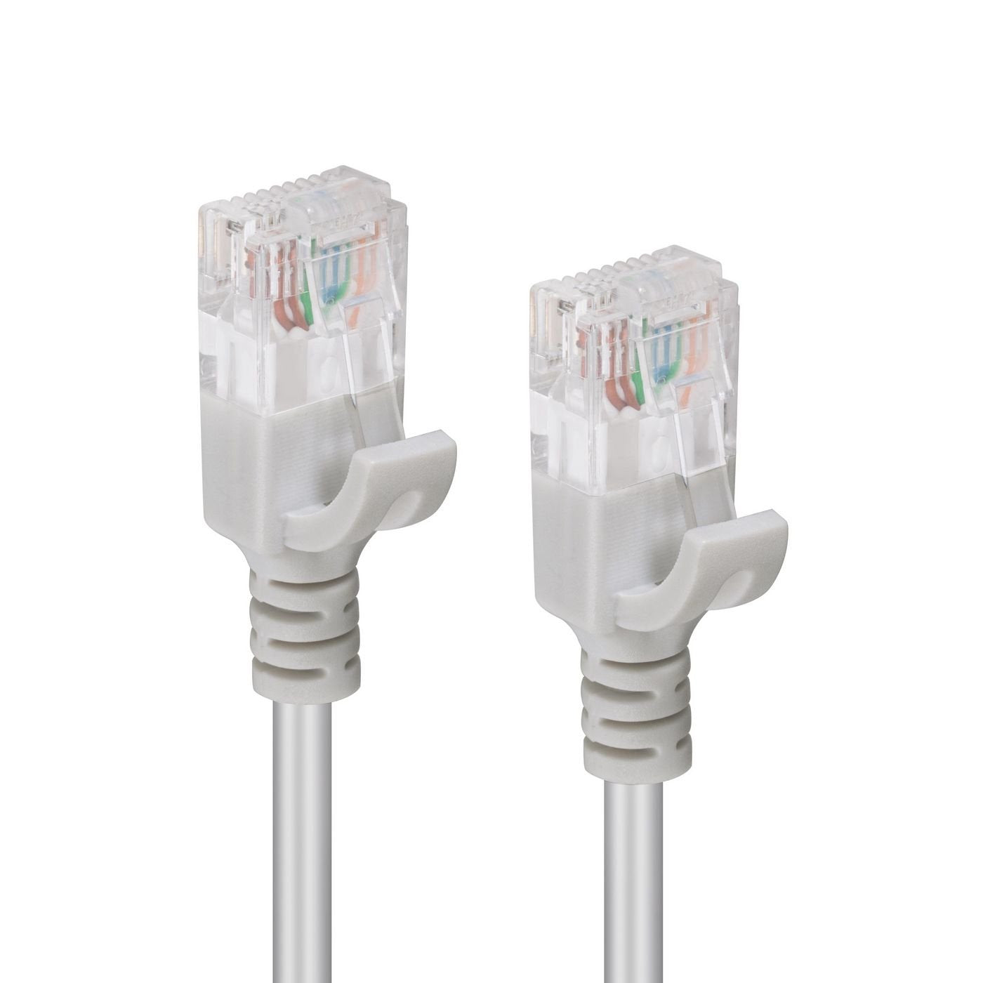 U/Utp Cat6a Slim 2m Grey Unshielded Network Cable,