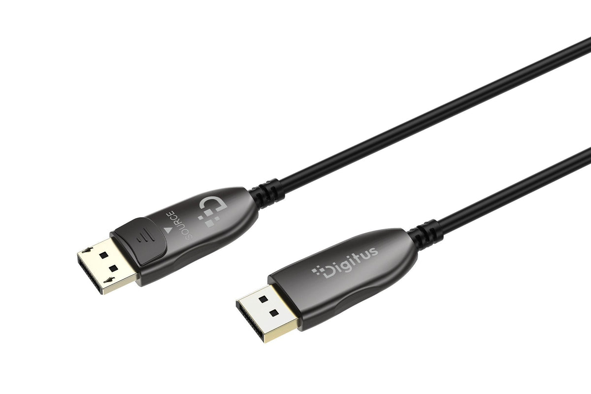 Digitus Displayport Aoc Hybrid Cable De Fibra Óptica, Uhd 8k,20m