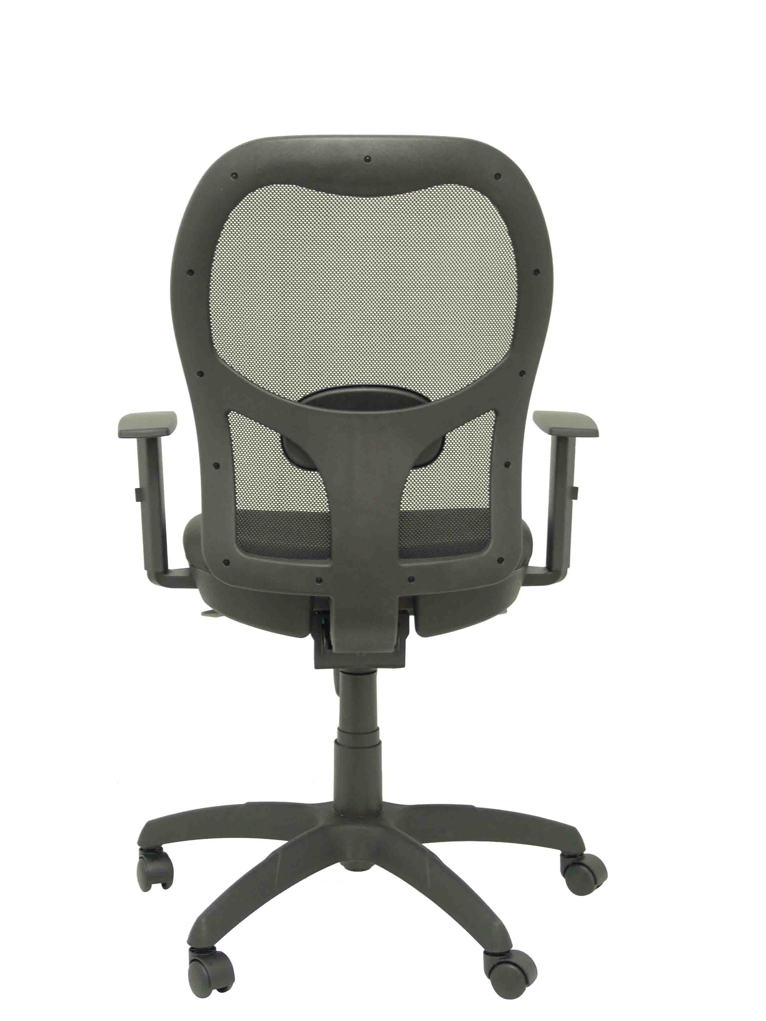 Silla Jorquera Malla Negra Asiento Similpiel Negr