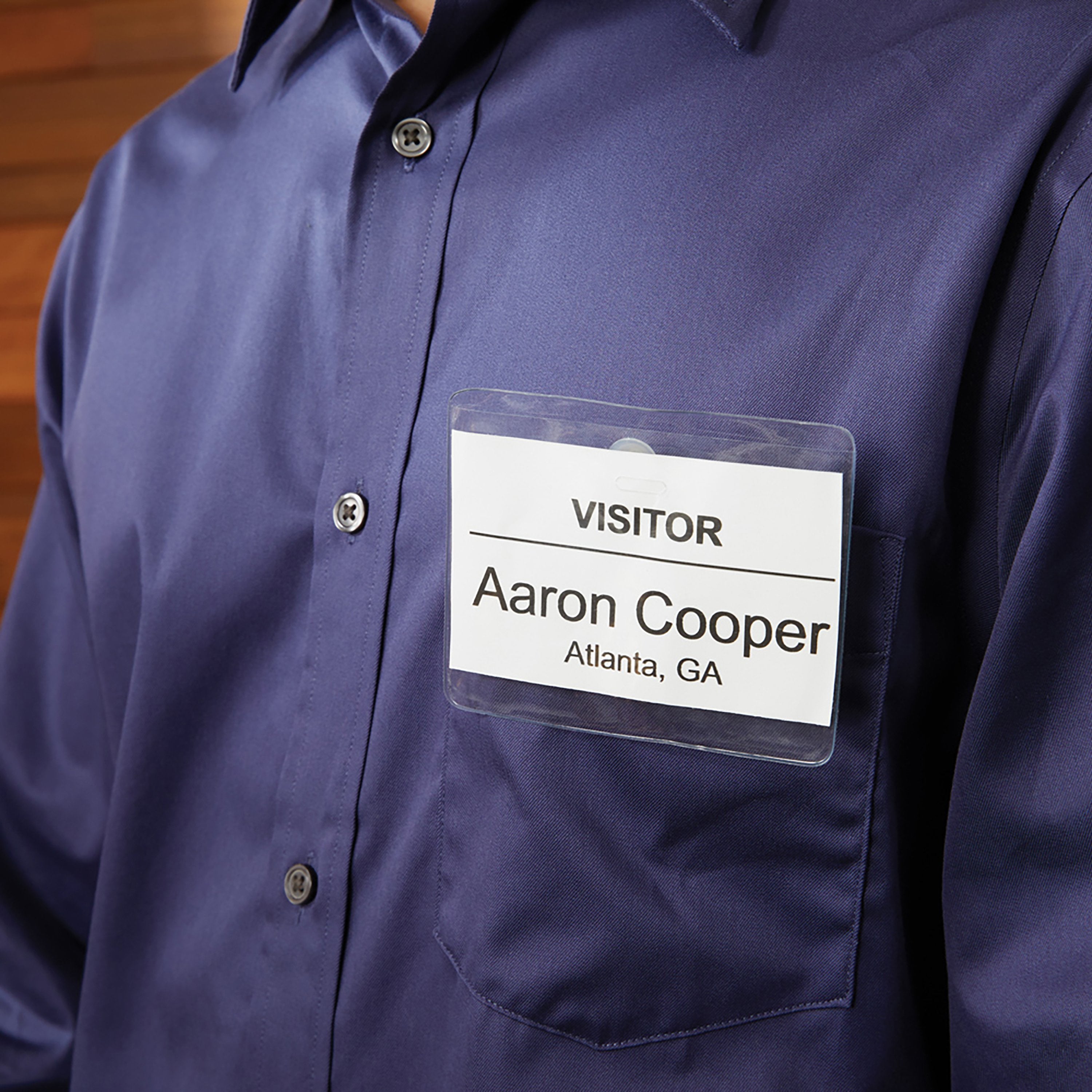 EAN 3501170929100 - DYMO LW - Appointment / Name Badge Cards - 51 x 89 mm - S0929100 Etiqueta para impresora no adhesiva imagen 3