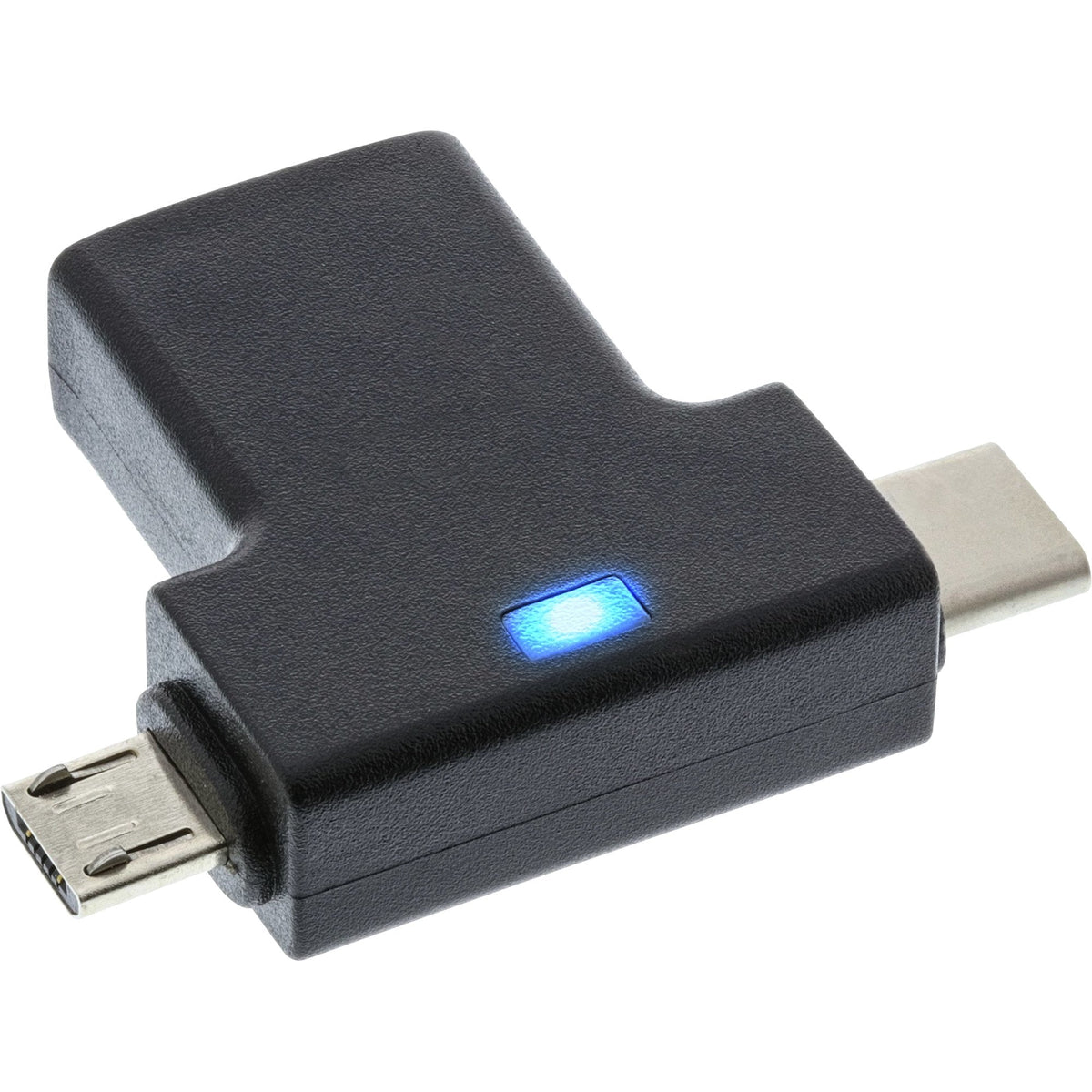 Adaptador En T Inline Usb 3.1/2.0 Otg, Tipo C Macho O Micro-Usb A A Hembra