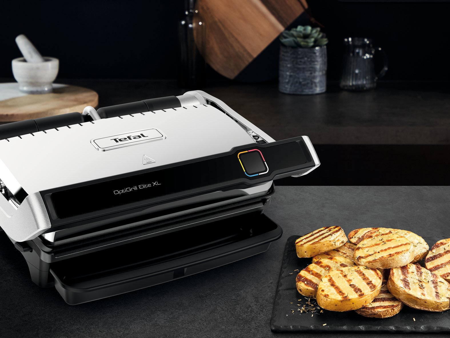 Tefal Optigrill Elite Xl Gc760d Parrilla Eléctrica De Contacto