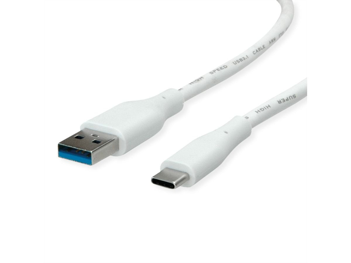 EAN 7630049621237 - VALUE 11.99.9036 cable USB USB 3.2 Gen 1 (3.1 Gen 1) 3 m USB A USB C Blanco imagen 3