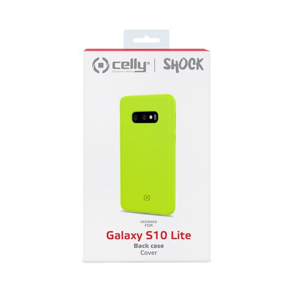 Case Celly Samsung S10e Cover Shock Yellow Shock892yl