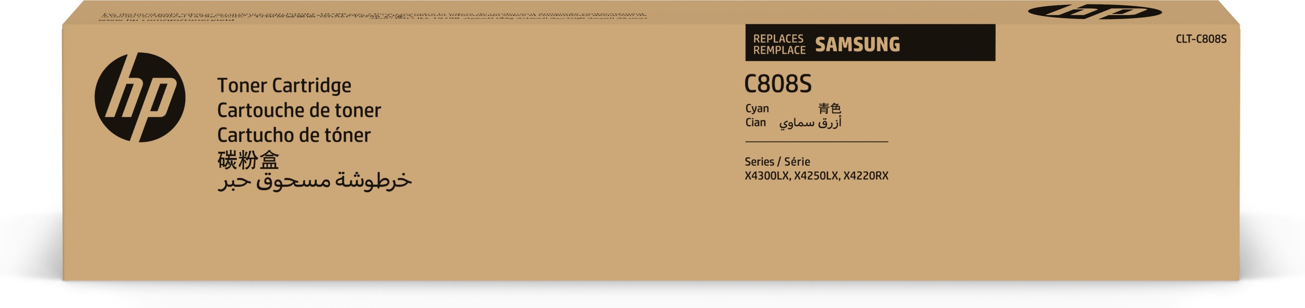 EAN 0191628528318 - Samsung CLT-C808S Cyan Original Toner Cartridge cartucho de tóner 1 pieza(s) imagen 1