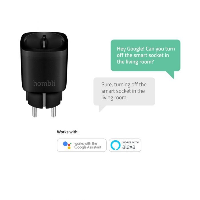 EAN 8719323919099 - Hombli HBPP-0205 enchufe inteligente 3680 W Hogar Negro imagen 8