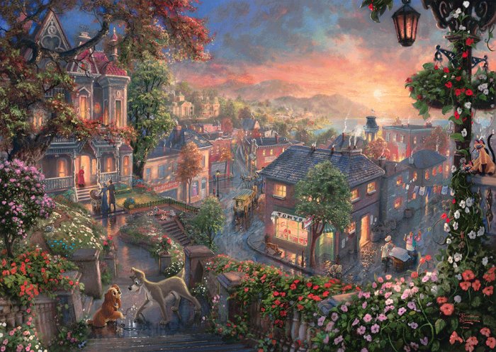 Puzzle Disney: Susi Und Strolch