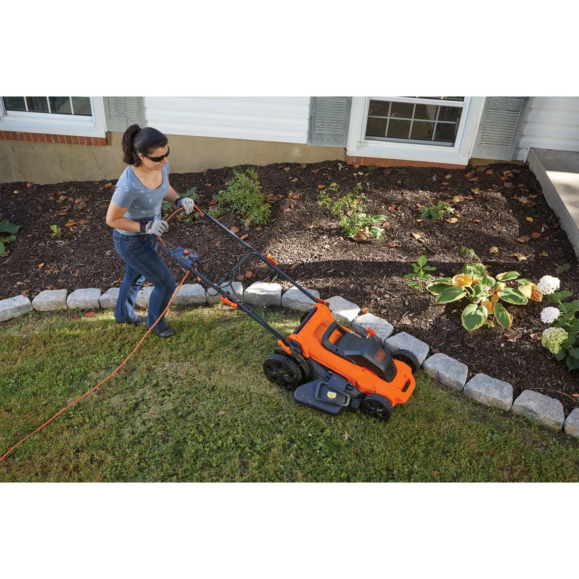 Cortacésped Black+Decker Lm2000 Naranja/Negro