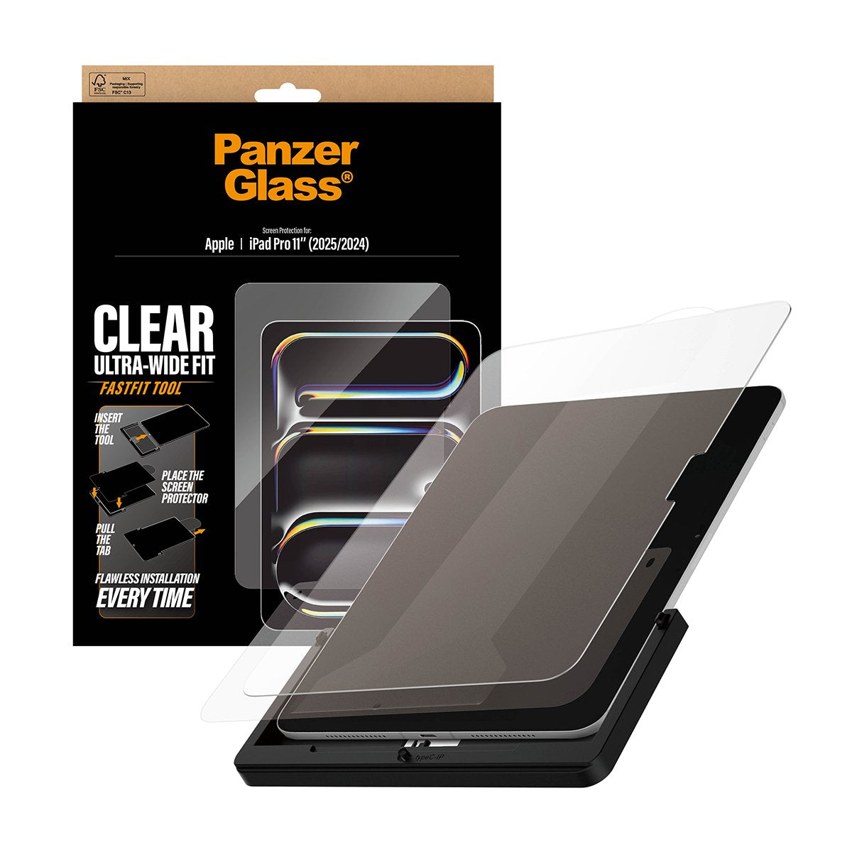 Panzerglass Screen Protector Ipad Pro 11 W. Fast Fit Tool