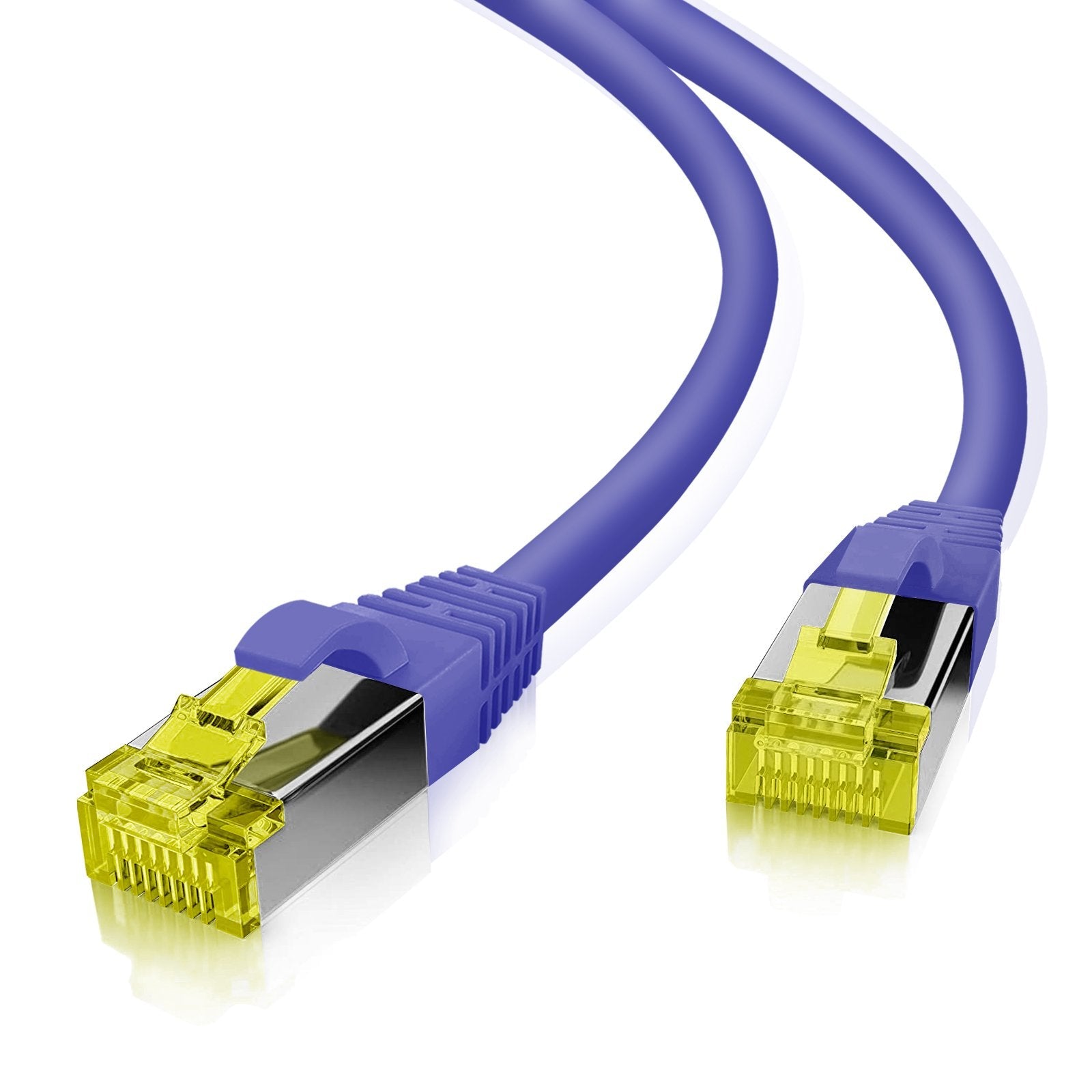 Helos Cable De Red S/Ftp Cat 6a Lila 1,0m