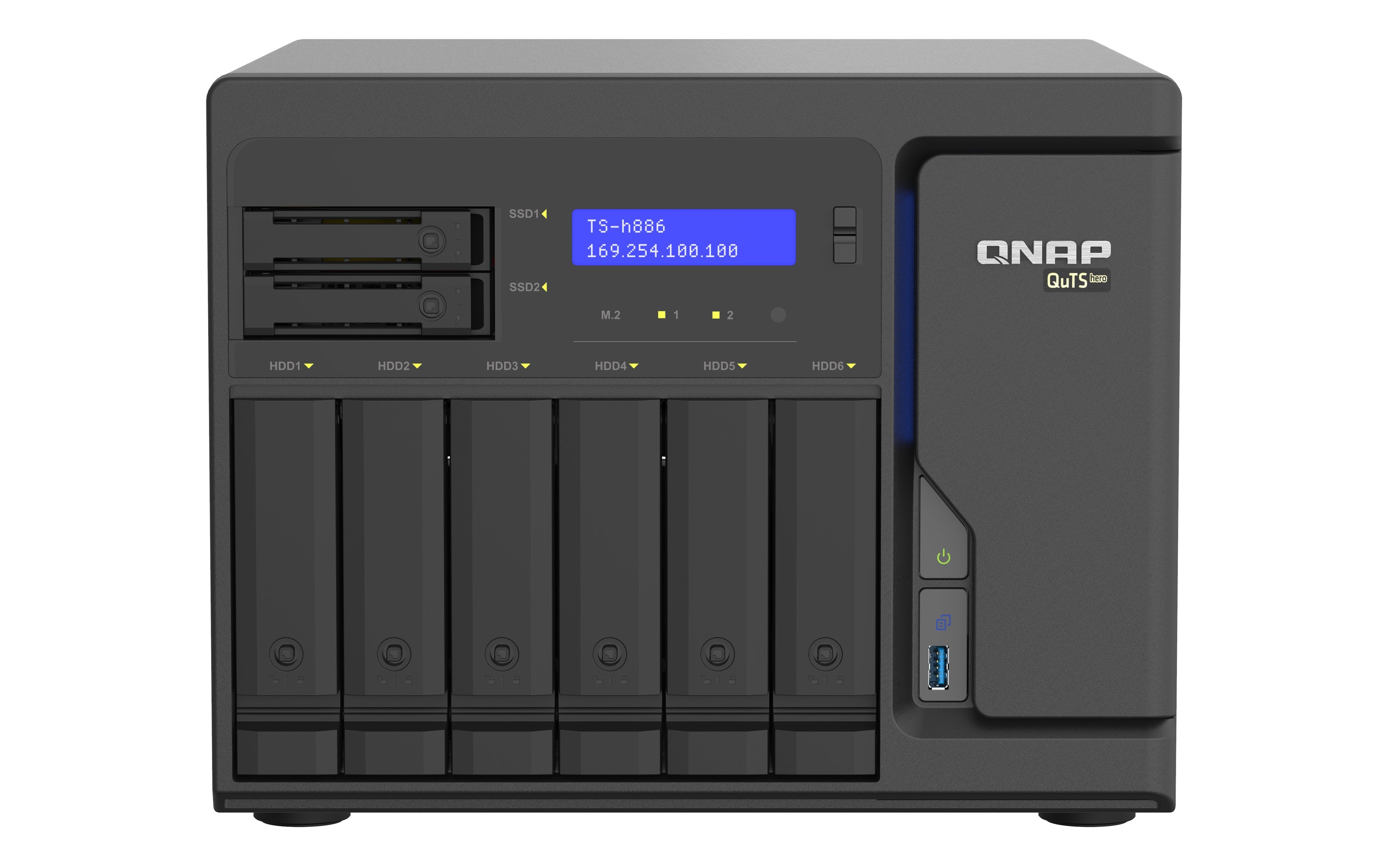 Qnap Ts-H886-D1602-8g Nas Torre Ethernet Negro D-1602
