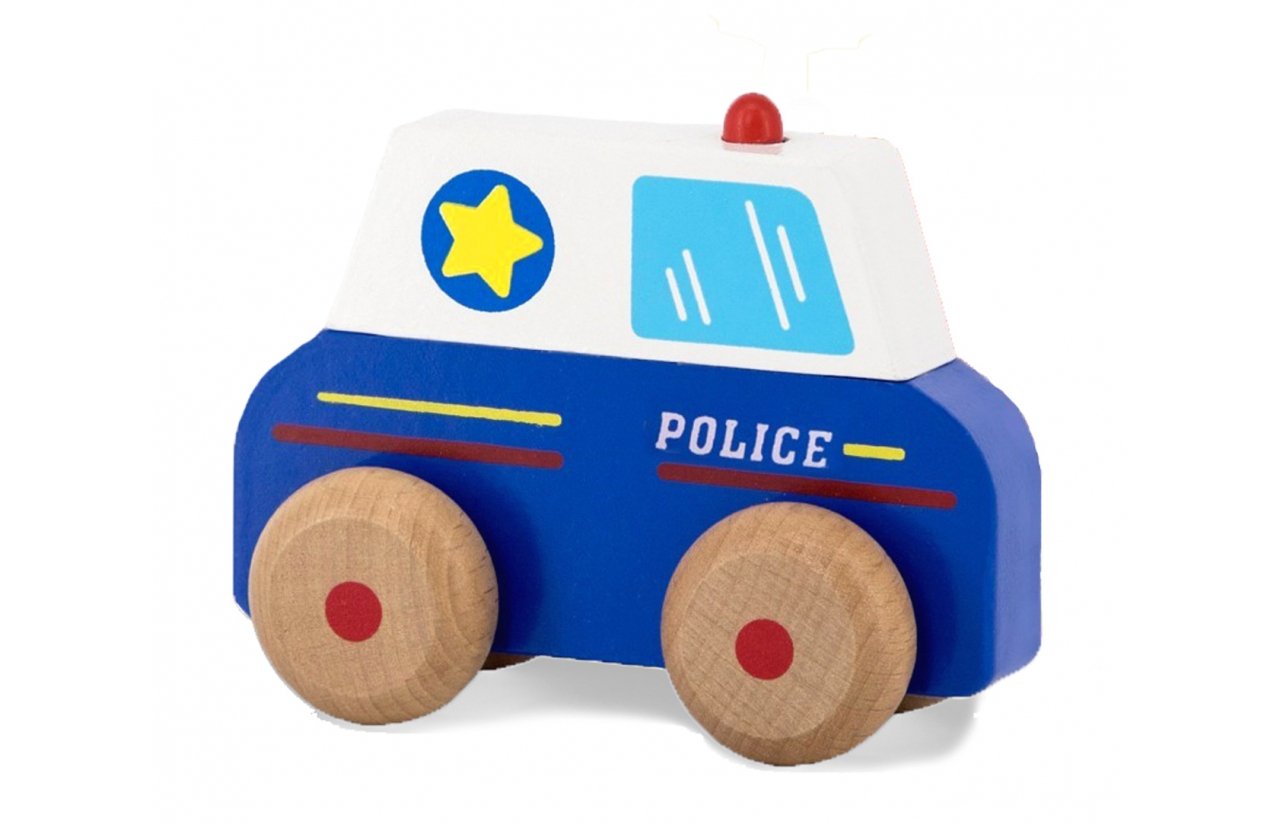 Jamara Holzspielz. Kidiwood Meckspiel Einsatzfahrz. 4t 1+