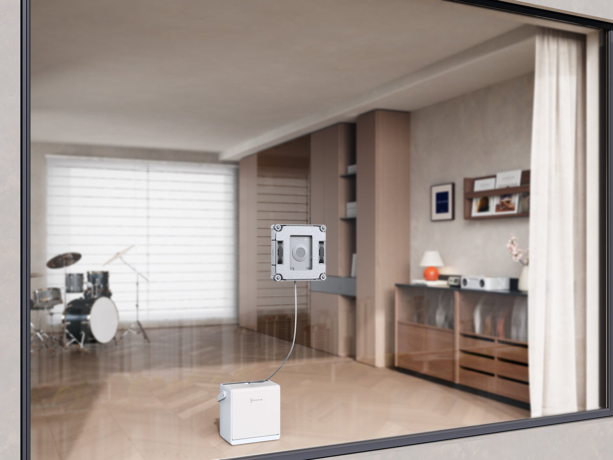 Ecovacs Winbot W2s Pro Omni Window Cleaning Robot,Auto Spray,Smart Path Planning,White+Portable Station
