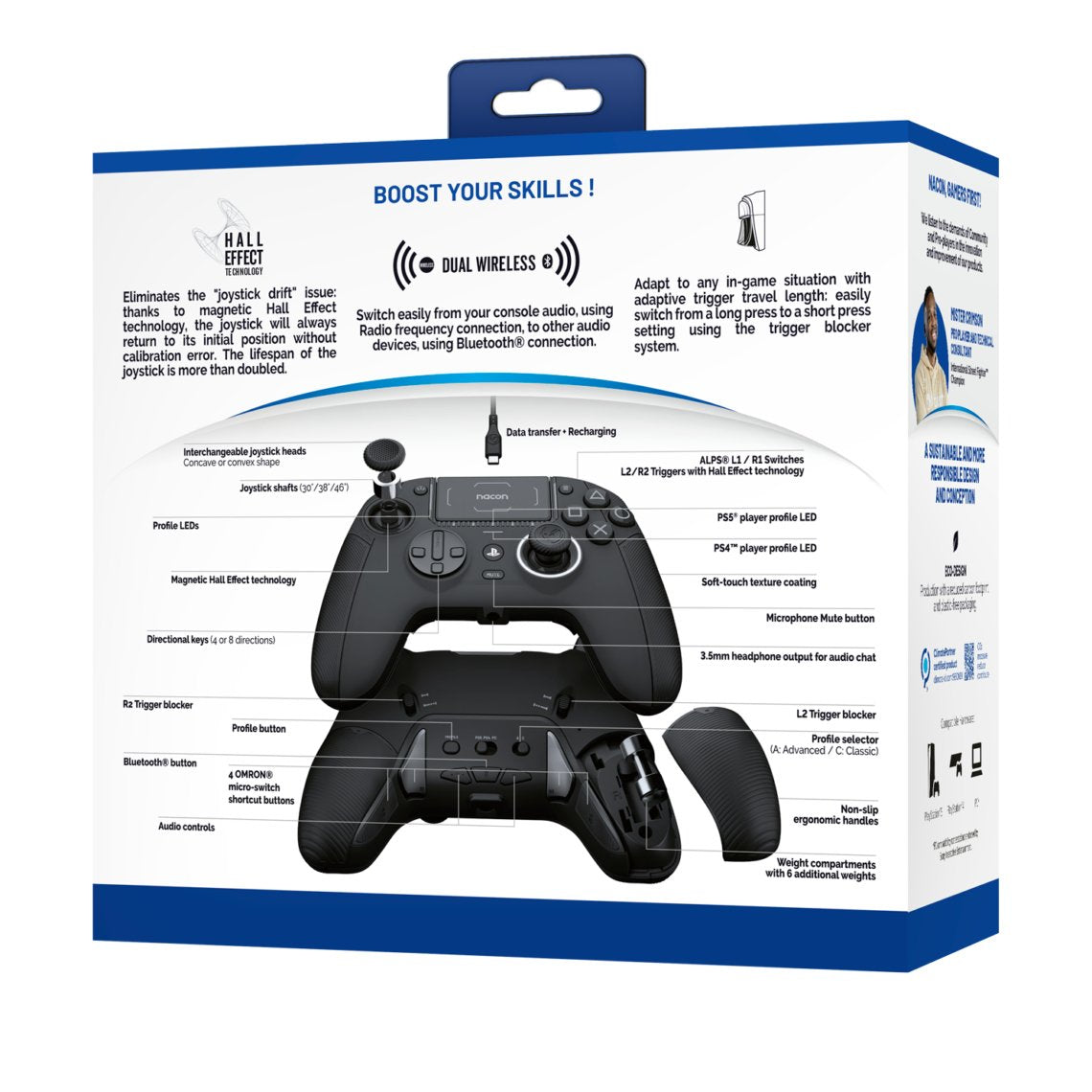 Nacon Revolution 5 Pro Wireless Contr. Ps5 Pc Schwarz