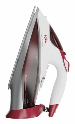 Pae Plancha Pv2040 Solac Optima Relieve 3100w Roja Y Blanca