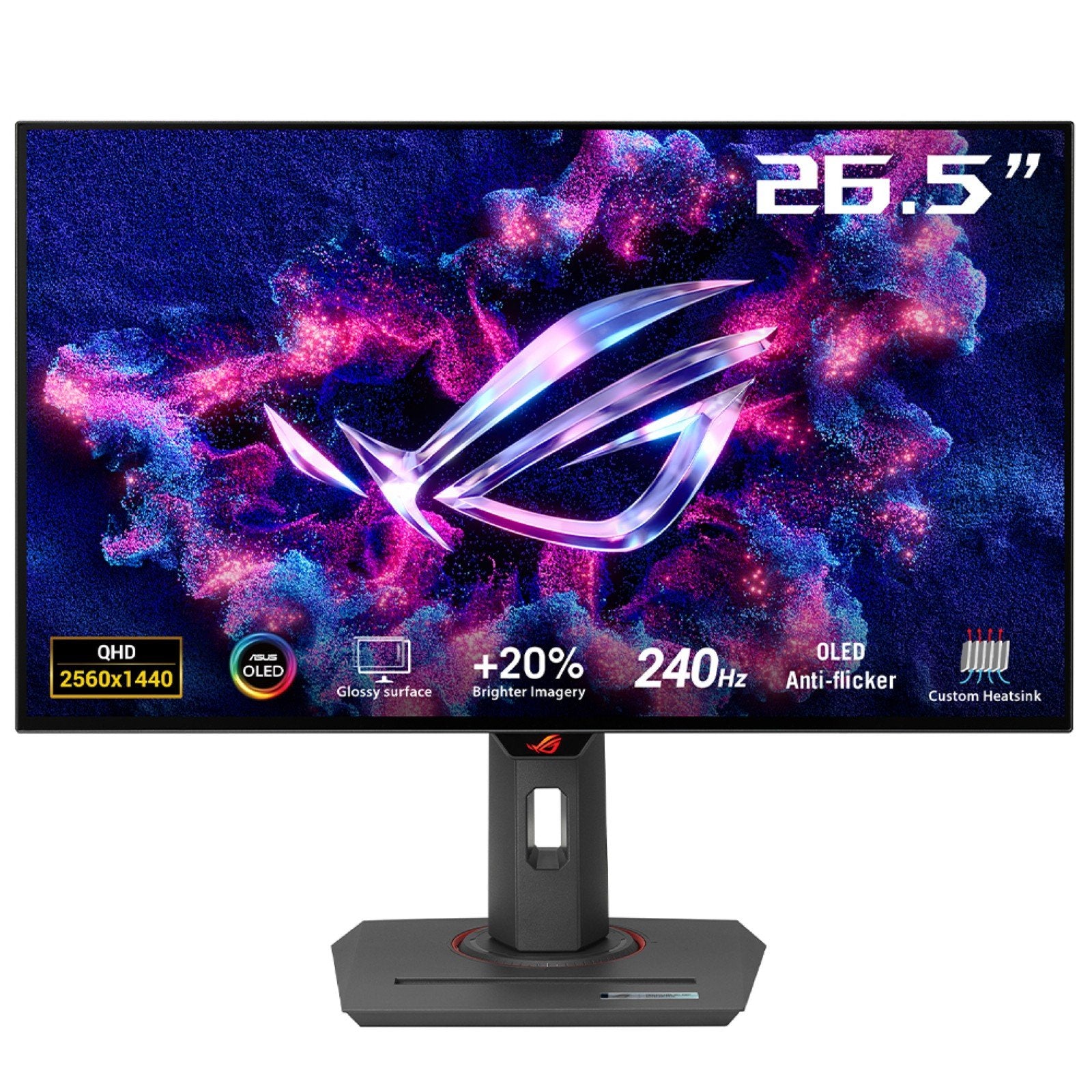 EAN 4711387559666 - ASUS ROG Strix OLED XG27AQDMG pantalla para PC 67,3 cm (26.5") 2560 x 1440 Pixeles Quad HD Negro imagen 1