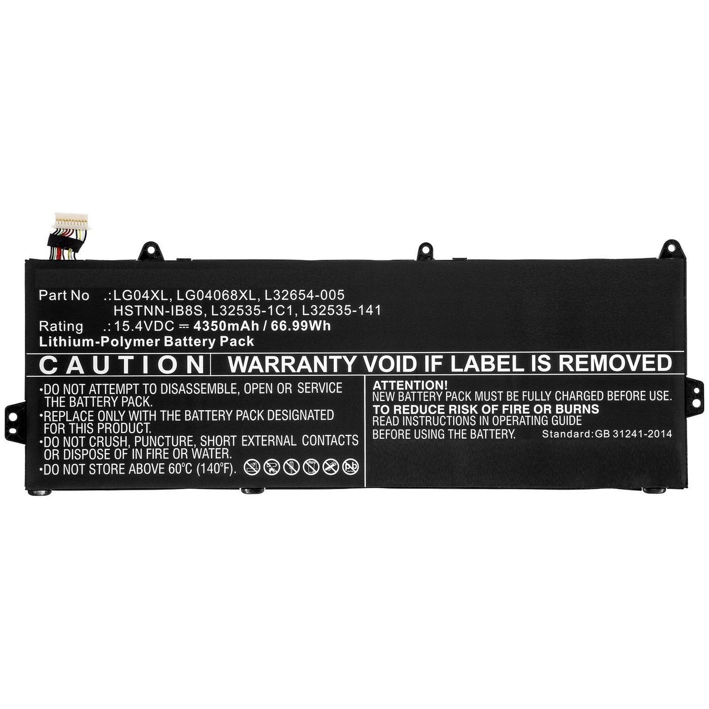 Coreparts Mbxhp-Ba0243 Refacción Para Notebook Batería