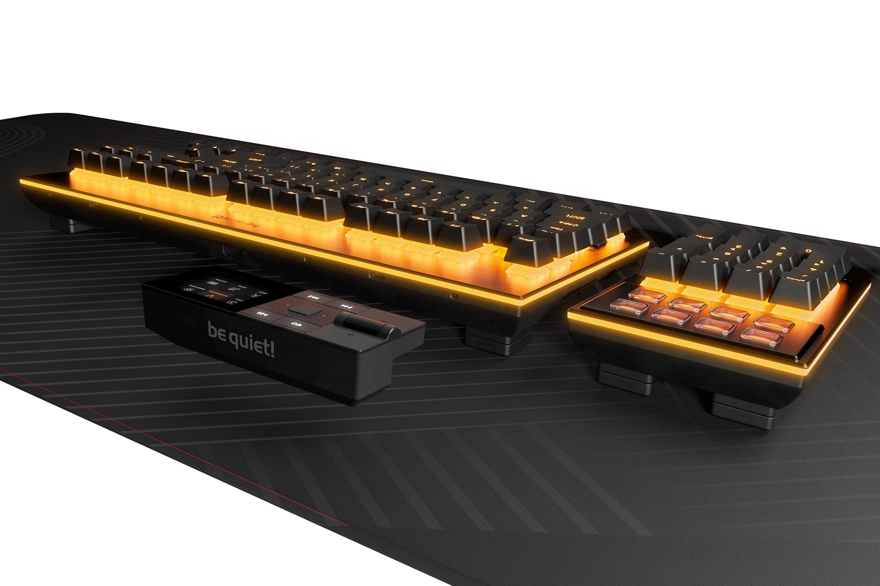 Be Quiet! Dark Mount Silent Linear Us Ansi Teclado Juego Usb Qwerty Inglés De Ee. Uu. Negro