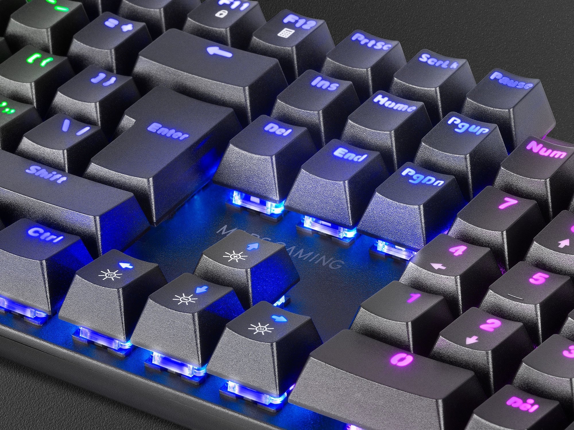 Mars Gaming Teclado Mecanico Rgb Mk422 - Tecnologia Antipolvo - Efectos De Iluminacion Rainbow - Teclas