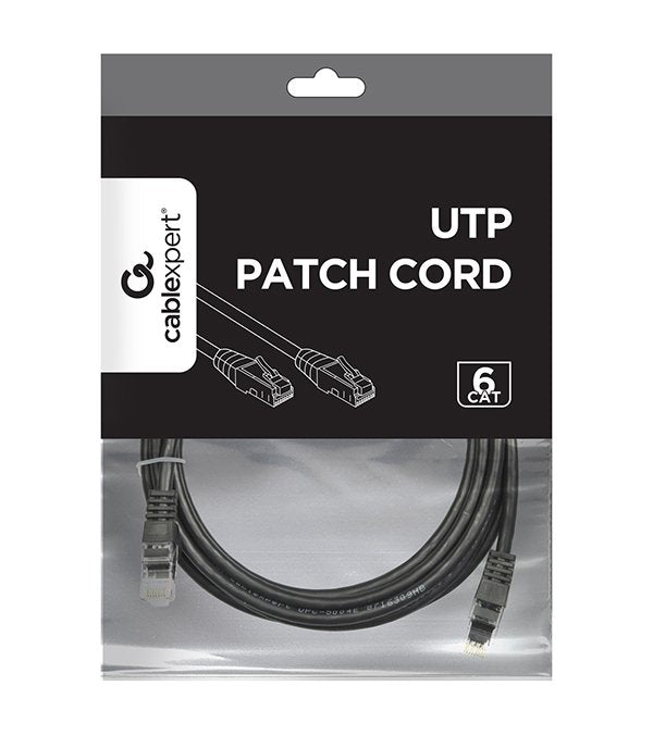 EAN 8716309093194 - Gembird PP6U-3M/BK cable de red Negro Cat6 U/UTP (UTP) imagen 4