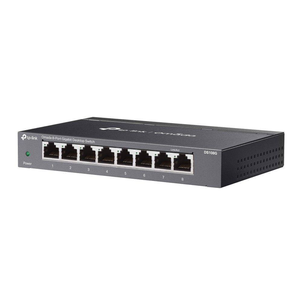 Tp-Link Omada Ds108g Switch No Administrado Gigabit Ethernet (10/100/1000) Negro