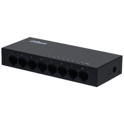 EAN 6923172590497 - Dahua Technology SG1008-EUR switch No administrado L2 Gigabit Ethernet (10/100/1000) Negro imagen 2