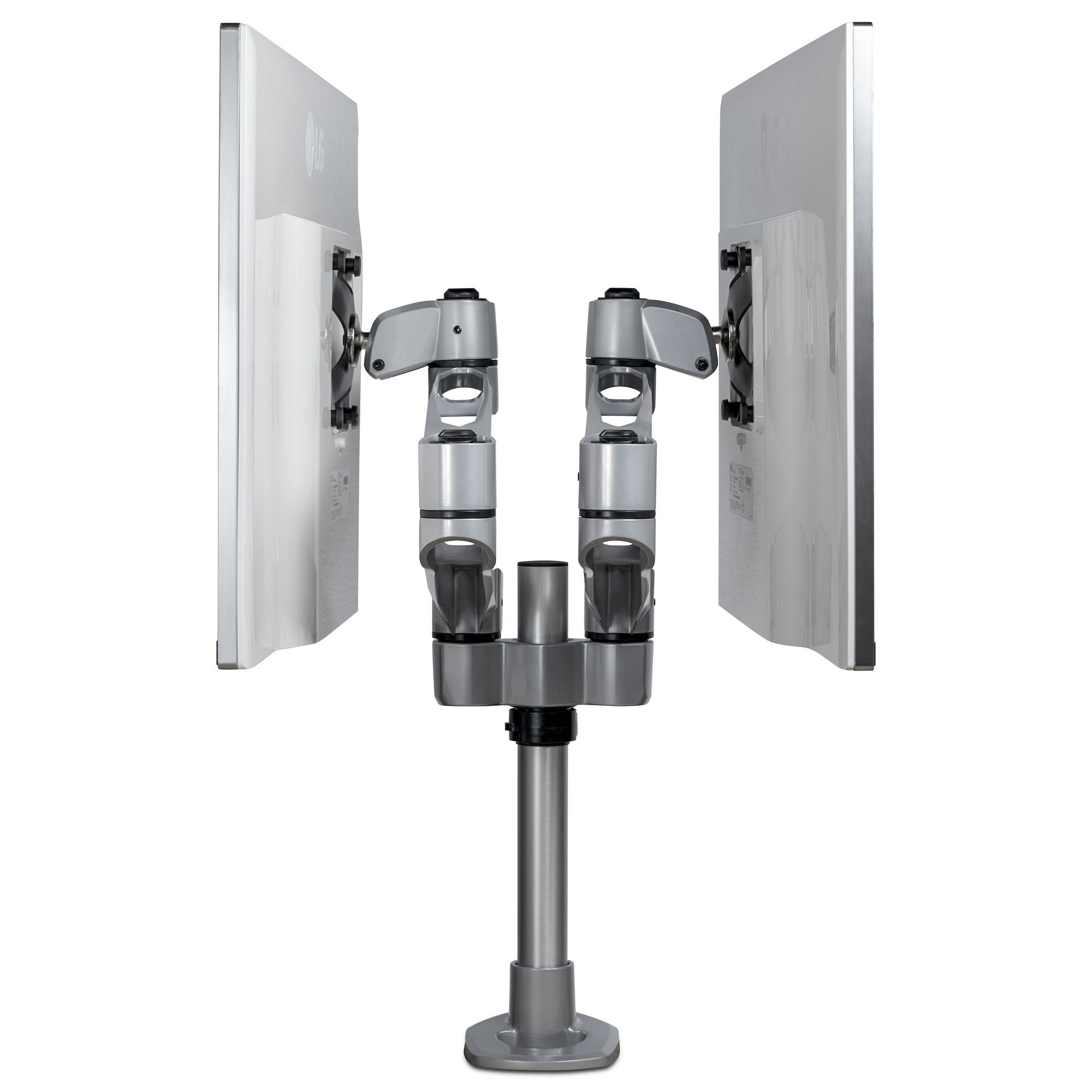Startech.Com Brazo De Soporte De Escritorio Articulado Vesa Para 2 Monitores De Hasta 27 Pulgadas - Montura De Grommet O Mordaza