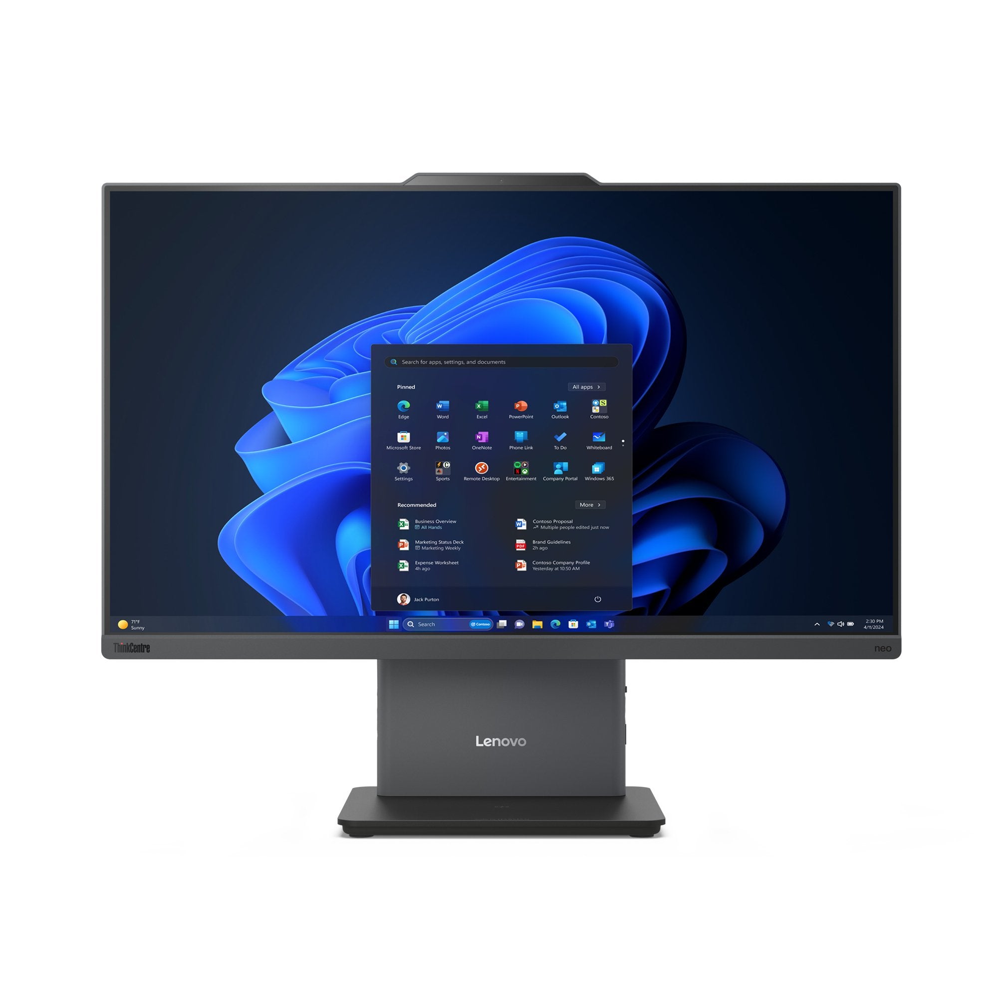 EAN 0197530708381 - Lenovo ThinkCentre neo 50a 24 Gen 5 Intel® Core™ i5 i5-13420H 60,5 cm (23.8") 1920 x 1080 Pixeles Pantall imagen 1