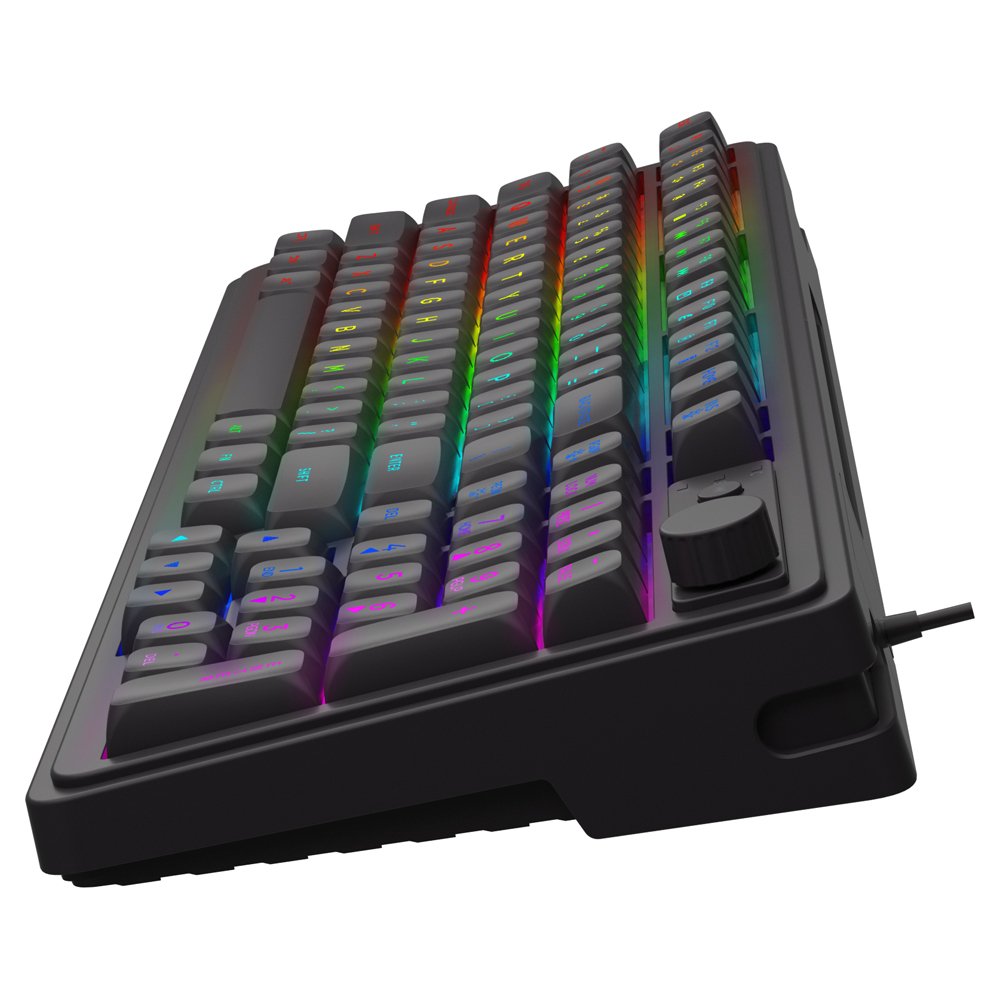 Savio Galaxis Teclado Juego Usb Qwerty Inglés De Ee. Uu. Negro