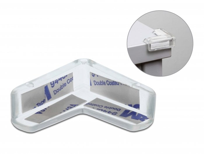 Kantenschutz Selbstklebend 40 X 40 X 13 Mm Transparent