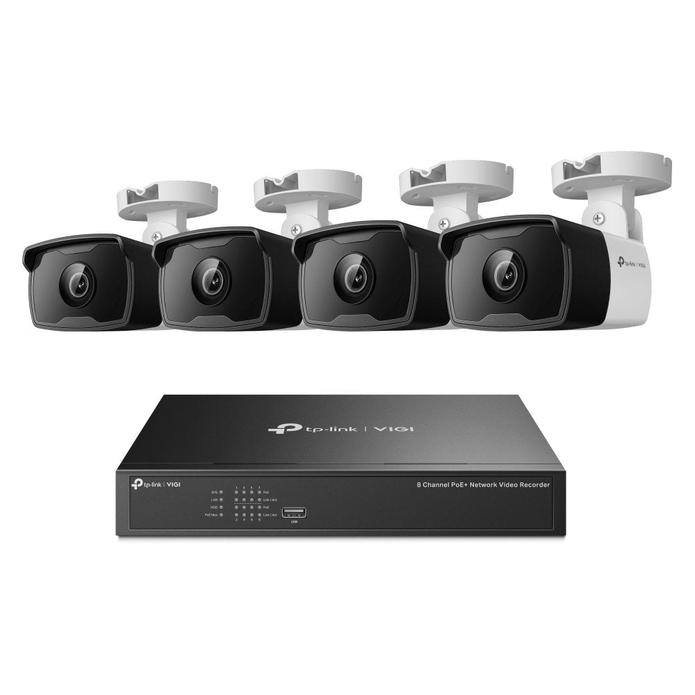 Kit Videovigilancia Tpl Vigi Nvr1008h-8p+4xc330i