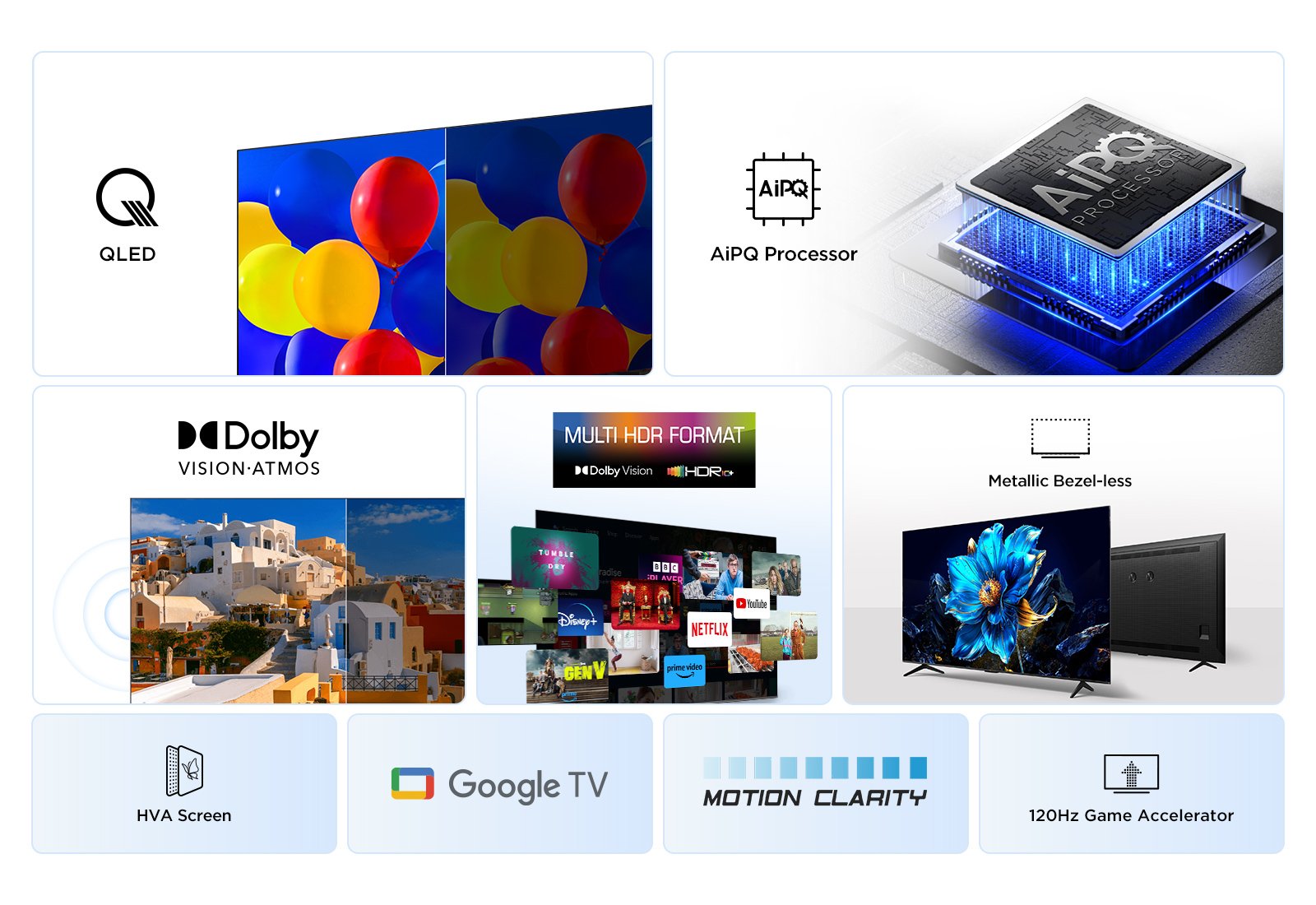 EAN 5901292525958 - TCL P7K 43P7K Televisor 109,2 cm (43") 4K Ultra HD Smart TV Wifi Metálico 430 cd / m² imagen 4