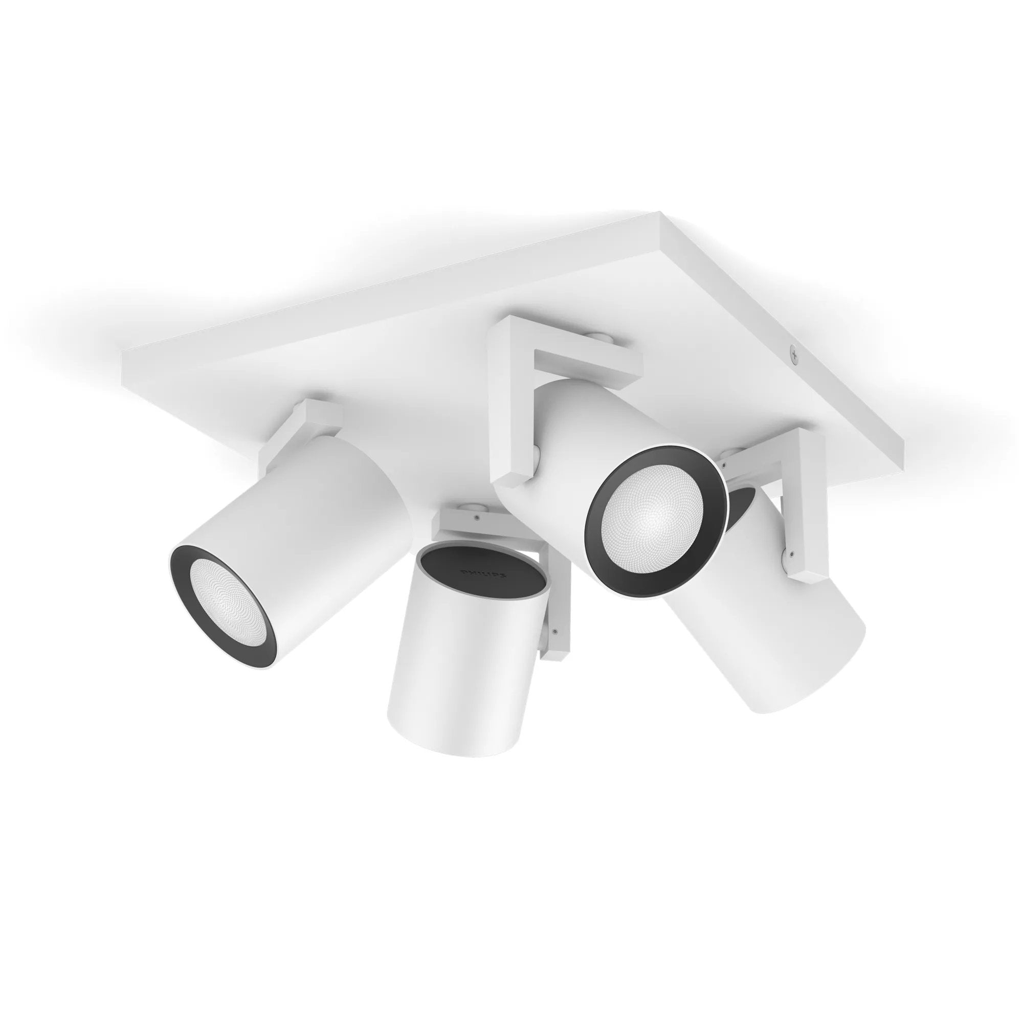 Philips Hue Blanco&Col. Amb. Argenta Spot 4flg Weiss 4x4.2w