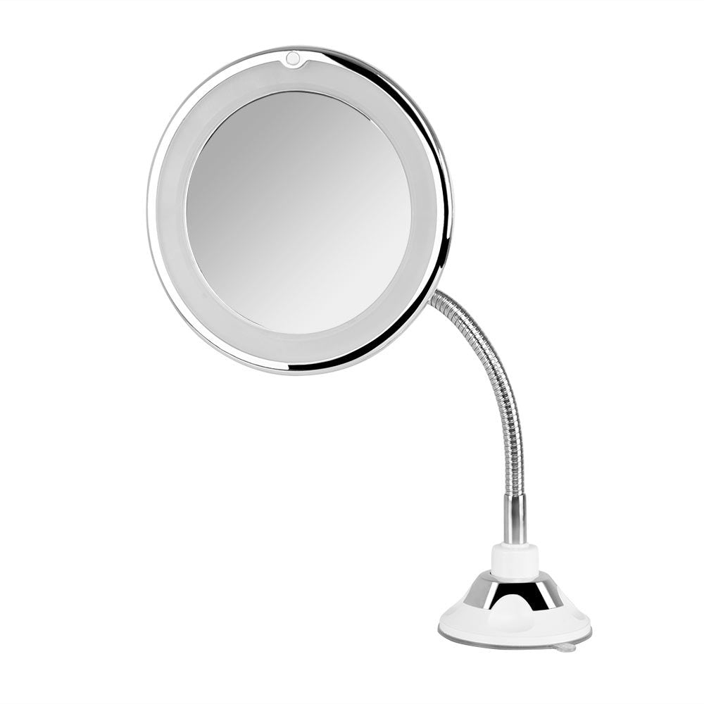 Espejo Cosmético De Pared Con Luz Orbegozo Esp 1020 Telescópico Ø17cm