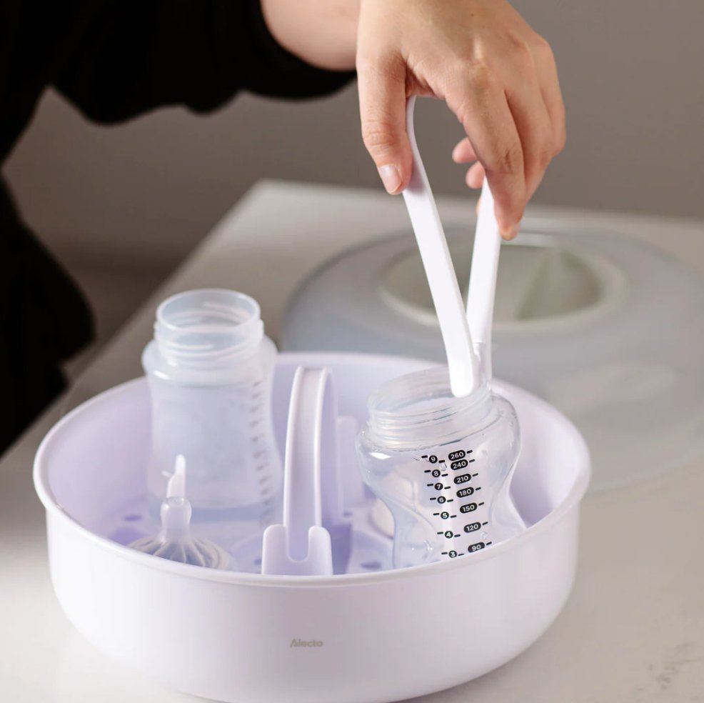 Alecto Bw-04 Mikrowellen Flaschensterilisator Weiss